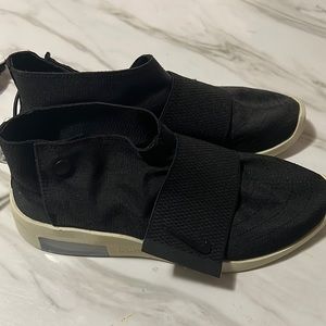 Nike Air Fear of God Moccasin Moc Black Fossil AT8086 Men’s Size 5 Women’s 7
